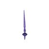 18" Purple Glitter Cupola Finial 2/Bag view 1