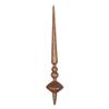 18" Mocha Glitter Cupola Finial 2/Bag view 1