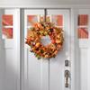 Haute Decor Adapt Adjustable Wreath Hanger, Top & Length Adjustable - Matte Brown - Strong Metal Wreath Holder Hook for Various Door Sizes view 4