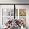 Haute Decor Adapt Adjustable Wreath Hanger, Top & Length Adjustable Version, Matte Black - Strong Over The Door Wreath Hanger for Various Door Sizes view 2