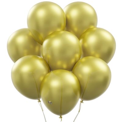 AFTERLOON Biodegradable Balloons 24 pcs Gold 12 Inch, Pearlescent Thickened Extra Strong Latex Helium Float, Multicolor Colorful Bulk Color ballon baloon Globos Para Decoration De Fiestas Kids