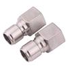 DERNORD Stainless Steel Female Quick Disconnect FPT 1/2" Homebrewing Connector Sanitary Fitting Pack of 2 view 3