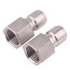 DERNORD Stainless Steel Female Quick Disconnect FPT 1/2" Homebrewing Connector Sanitary Fitting Pack of 2 view 4