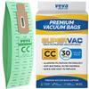 30 Pack Type CC Vacuum Bags for Oreck XL, XL5, XL7, XL21, 2000, 3000, 4000, 7000, 8000, 9000 Upright Vacuum Cleaner, Hypo-Allergenic Bags view 1
