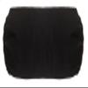 Black Bolster Pillowcase - Neck Roll Round Bolster Cover for Bed Sofa Chair Couch Lounge Cotton 6" Diameter x 28" Long (15 cm Diameter x 71 cm Long) Removable Cover view 3