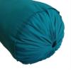 Teal Blue Bolster Pillowcase - Neck Roll Round Bolster Cover for Bed Sofa Chair Couch Lounge Cotton 6" Diameter x 30" Long (15 cm Diameter x 76 cm Long) Removable Cover view 1