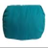 Teal Blue Bolster Pillowcase - Neck Roll Round Bolster Cover for Bed Sofa Chair Couch Lounge Cotton 6" Diameter x 30" Long (15 cm Diameter x 76 cm Long) Removable Cover view 3