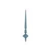 18" Periwinkle Glitter Cupola Finial 2/B view 1