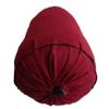 Burgundy Long Bolster Pillowcase - Yoga Massage Round Bolster Cover for Bed Sofa Chair Couch Lounge Cotton 9" Diameter x 36" Long (22 cm Diameter x 91 cm Long) Removable Cover view 1