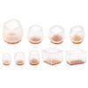 GGGarden GGGarden 8Pcs Silicone Square Round Furniture Feet Caps Table Chair Leg Pads Floor Protector Scratchproof - #2 view 1