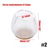 GGGarden GGGarden 8Pcs Silicone Square Round Furniture Feet Caps Table Chair Leg Pads Floor Protector Scratchproof - #2 view 4
