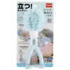 Sanbelm K60233 Kitchen Brush, Freestanding, Sink Drain Wash, Blue, Nicot Kitchen Brush, Length, Made in Japan, Light Blue view 1