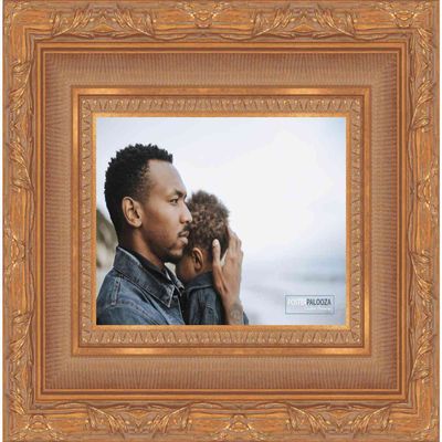 Poster Palooza 16x18 Ornate Gold Complete Wood Picture Frame with UV Acrylic Plexiglass, Foam Board Backing & Hardware Included