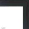 Poster Palooza 12x24 Contemporary Black Complete Wood Picture Frame with UV Acrylic Plexiglass, Foam Board Backing & Hardware Included view 2