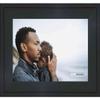 Poster Palooza 12x24 Contemporary Black Complete Wood Picture Frame with UV Acrylic Plexiglass, Foam Board Backing & Hardware Included view 3