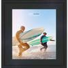Poster Palooza 12x24 Contemporary Black Complete Wood Picture Frame with UV Acrylic Plexiglass, Foam Board Backing & Hardware Included view 4