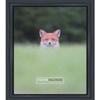 10x13 Traditional Black Complete Wood Picture Frame with UV Acrylic Plexiglass, Foam Board Backing & Hardware Included view 3
