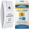30 Pack Type O 53294 HEPA Vacuum Bags for Kenmore Upright Vacuum Cleaners, Style O, 5068, 50688, 50690, 50105, 53293 view 1