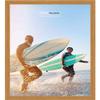 Poster Palooza 4x5 Inch Traditional Gold Complete Wood Picture Frame with UV Acrylic Plexiglass, Foam Board Backing & Hardware Included - 4x5 Inch Frame view 4