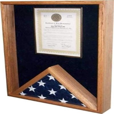 Flags connections Certificate Holder, Flag Display Case