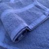 120 NEW BLUE SPA GYM SALON HAND TOWELS DOBBY BORDER RINGSPUN 100% COTTON 16X27 3LBS view 3