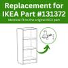 Billy Bookshelf Pins | Replacement for IKEA Part #131372 | by Spare Hardware Parts | Pack of 8 view 2