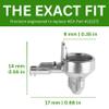 Billy Bookshelf Pins | Replacement for IKEA Part #131372 | by Spare Hardware Parts | Pack of 8 view 4