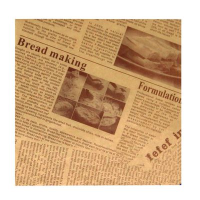 200 Pcs Grease-Proof Wax Papers [Newspaper] Baking Papers DIY Hamburger Papers