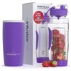 Infusion Pro 32 oz Fruit Infuser Water Bottle with Insulated Sleeve & 50 Recipe Fruit Infusion Water eBook : Bottom Loading, Large Water Infuser for More Flavor : Unique Gift Idea for Women view 1