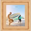 11.5x17 Traditional Gold Complete Wood Picture Frame with UV Acrylic Plexiglass, Foam Board Backing & Hardware Included view 4