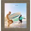 Poster Palooza 11x14 Ornate Silver Complete Wood Picture Frame with UV Acrylic Plexiglass, Foam Board Backing & Hardware Included view 4
