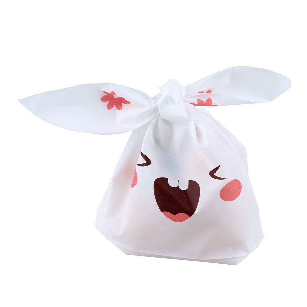 IEFIEL 100Pcs Cute Animal Goodie Bags Treat Bags Wrapping OPP Packaging for Cookie Bread Candy A One Size