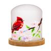 Cypress Home Cardinal LED Cloche - 6 x 6 x 8 Inches view 3