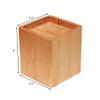 Almanor Goods Bed Risers Furniture Lifters Wood (Set of 4), Handmade Rustic Pine (Light) view 3