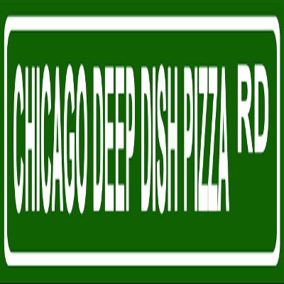 Makoroni - Chicago DEEP Dish Pizza Foods Novelty Street Sign Aluminum Metal 4x18 inc
