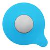Mydio Bathtub Drain Stopper Silicone Bath Tub Drain Stopper Plug Cover,Water-Drop Design, Blue view 2