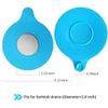 Mydio Bathtub Drain Stopper Silicone Bath Tub Drain Stopper Plug Cover,Water-Drop Design, Blue view 3