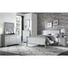 Acme Louis Philippe Wooden Rectangular Mirror in Platinum White view 3