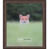 10x14 Rustic Walnut Complete Wood Picture Frame with UV Acrylic Plexiglass, Foam Board Backing & Hardware Included view 3