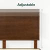 ZINUS Raymond Wood Platform Bed Frame with Adjustable Wood Headboard, Solid Wood Foundation, Wood Slat Support, No Box Spring Needed, Easy Assembly, King, Brown view 2