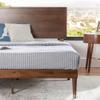 ZINUS Raymond Wood Platform Bed Frame with Adjustable Wood Headboard, Solid Wood Foundation, Wood Slat Support, No Box Spring Needed, Easy Assembly, King, Brown view 3