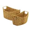 Accent Plus Natural Water Hyacinth Oblong Baskets view 1