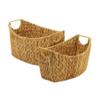 Accent Plus Natural Water Hyacinth Oblong Baskets view 2
