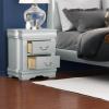 Acme Louis Philippe Nightstand in Platinum view 4