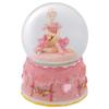 Elanze Designs Ballerina Sitting Pose Rotating Figurine 100MM Water Globe Plays Tune Swan Lake view 1