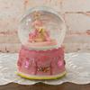 Elanze Designs Ballerina Sitting Pose Rotating Figurine 100MM Water Globe Plays Tune Swan Lake view 2