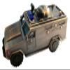 Police SWAT Truck Die Cast Metal Collectible Pencil Sharpener view 1