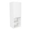 Mila Bathroom Cabinet with Single-Door Compartment, Two Interior Shelves, Dual External Open Shelves and Space-Saving Wall Design for Organized Storage, Daily Essentials Access and Modern Bathroom view 1