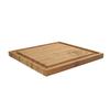 BambooMN Custom Laser Engraved Bamboo Cutting Board - Family Name Circle 2-1 Piece - 11" x 11" x 0.75" (Grooved) view 2