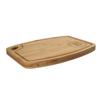 BambooMN Custom Laser Engraved Bamboo Cutting Board - Family Name Circle 2-1 Piece - 11.75" x 8.63" x 0.4" (Grooved w/hole) view 2
